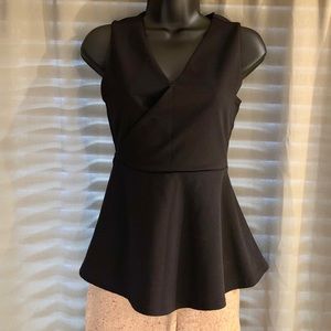 NEW! Versona Black Sleeveless Blouse Top XS